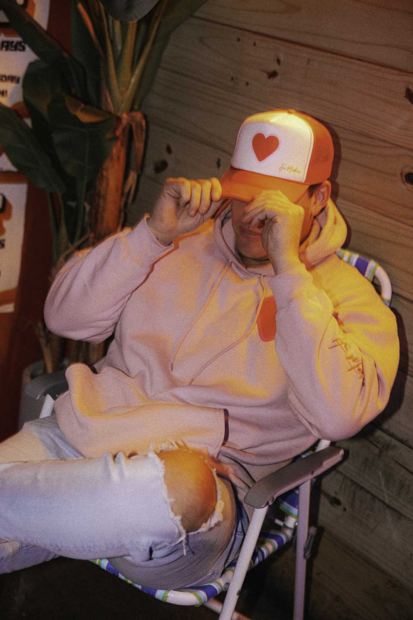 Tyra Madison Hey Heart Trucker Hat -Tyramadison.com